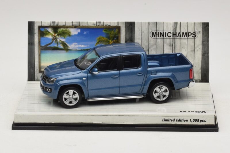 Volkswagen Amarok Blu Metallizzato Minichamps 1:43 436058362 Pressofusione