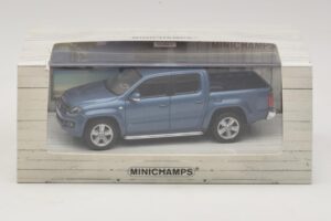 Volkswagen Amarok Blu Metallizzato Minichamps 1:43 436058362 Pressofusione — immagine 5 di 5