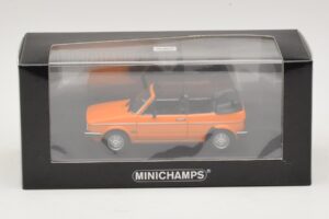 Volkswagen Golf Mk1 Cabriolet Arancione Minichamps 1:43 400055131 Pressofusione — immagine 4 di 4