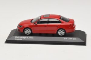 Volkswagen Jetta Mk6 Rosso Minichamps 1:43 400059001 Pressofusione