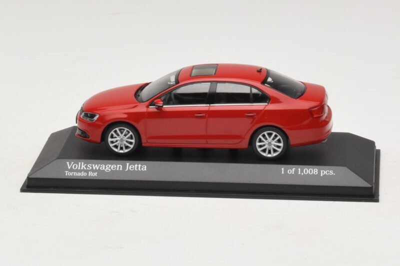 Volkswagen Jetta Mk6 Rosso Minichamps 1:43 400059001 Pressofusione