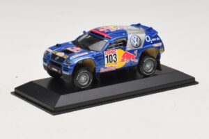 Volkswagen Race Touareg #103 B. Saby / R. Perin Winner Rally Por Las Pampas 2005 Scatola Di Ricambio Minichamps 1:43 43605530 — immagine 2 di 4