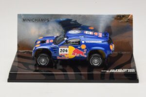 Volkswagen Race Touareg Red Bull #204 J. Kleinschmidt / F. Pons Dakar Rally 2005 Minichamps 1:43 436045304 Pressofusione