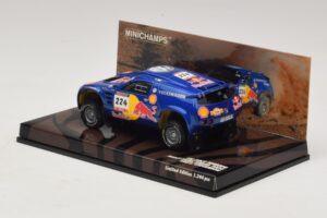 Volkswagen Race Touareg Red Bull #224 B. Saby / Stevenson Dakar Rally 2005 Minichamps 1:43 436045324 Pressofusione — immagine 3 di 5