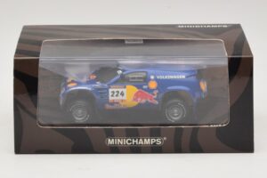 Volkswagen Race Touareg Red Bull #224 B. Saby / Stevenson Dakar Rally 2005 Minichamps 1:43 436045324 Pressofusione — immagine 5 di 5