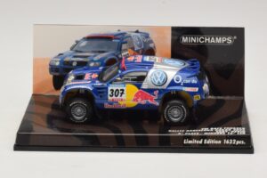 Volkswagen Race Touareg Red Bull #307 B. Saby / M. Perin Dakar Rally 2005 Minichamps 1:43 436055307 Pressofusione
