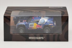 Volkswagen Race Touareg Red Bull #307 B. Saby / M. Perin Dakar Rally 2005 Minichamps 1:43 436055307 Pressofusione — immagine 5 di 5