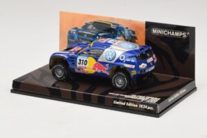 Volkswagen Race Touareg Red Bull #310 J. Kleinschmidt / F. Pons Dakar Rally 2005 Minichamps 1:43 436055310 Pressofusione — immagine 3 di 5