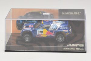 Volkswagen Race Touareg Red Bull #310 J. Kleinschmidt / F. Pons Dakar Rally 2005 Minichamps 1:43 436055310 Pressofusione — immagine 4 di 5