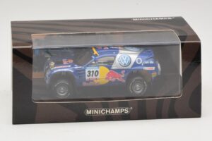 Volkswagen Race Touareg Red Bull #310 J. Kleinschmidt / F. Pons Dakar Rally 2005 Minichamps 1:43 436055310 Pressofusione — immagine 5 di 5