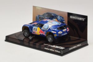 Volkswagen Race Touareg Red Bull #313 J. Kankkunen / J. Repo Dakar Rally 2005 Minichamps 1:43 436055313 Pressofusione — immagine 3 di 5