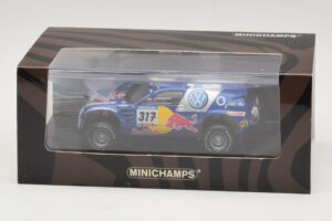Volkswagen Race Touareg Red Bull #317 Gordon / von Zitzewitz Dakar Rally 2005 Minichamps 1:43 436055317 Pressofusione — immagine 5 di 5