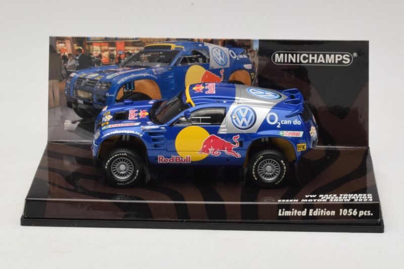 Volkswagen Race Touareg Red Bull Presentation Essen Motor Show 2004 Minichamps 1:43 436045300 Pressofusione