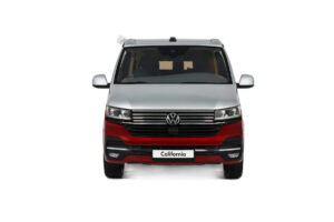 Volkswagen T6.1 California Ocean Tornado Red / Reflex Silver Otto 1:18 OT1342 Resina — immagine 4 di 5