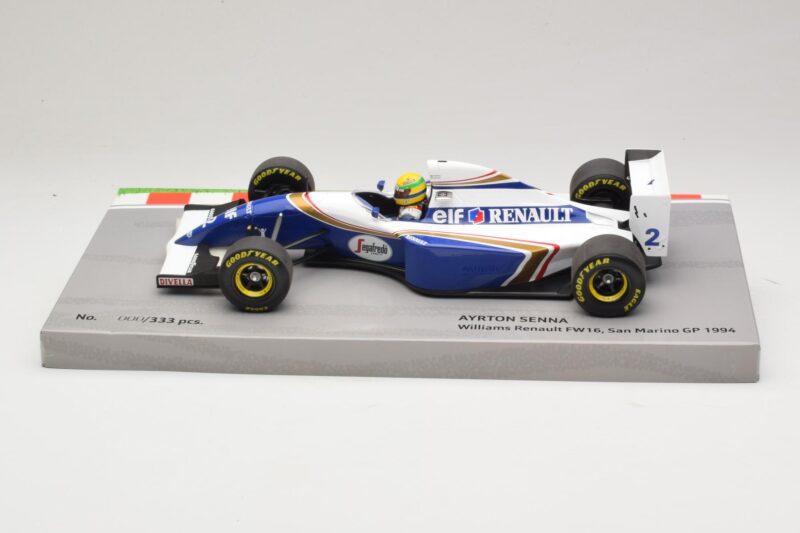 Williams FW16 Renault #2 A. Senna San Marino GP 1994 Minichamps 1:18 543941833 Pressofusione