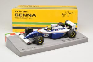 Williams FW16 Renault #2 A. Senna San Marino GP 1994 Minichamps 1:18 543941833 Pressofusione — immagine 6 di 7