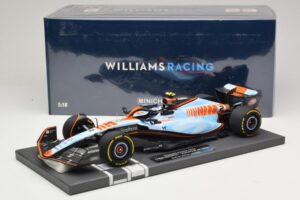 Williams Racing FW45 #2 L. Sargeant Singapore GP 2023 Minichamps 1:18 117231602 Pressofusione — immagine 6 di 7