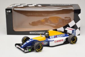 Williams Renault FW15C #0 D. Hill 1993 Minichamps 1:18 180930000 Pressofusione — immagine 6 di 7