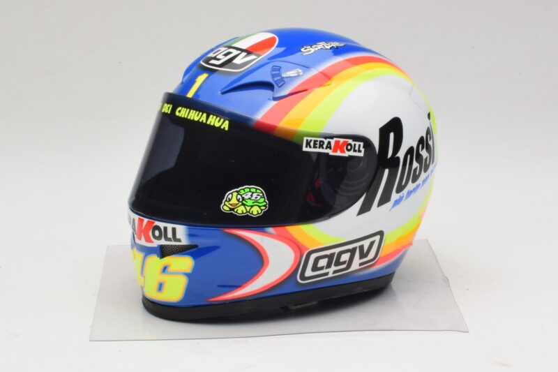 Casco AGV V. Rossi MotoGP Sepang 2005 Minichamps 1:2 327050066 Pressofusione