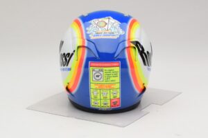 Casco AGV V. Rossi MotoGP Sepang 2005 Minichamps 1:2 327050066 Pressofusione — immagine 4 di 8