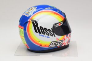 Casco AGV V. Rossi MotoGP Sepang 2005 Minichamps 1:2 327050066 Pressofusione — immagine 5 di 8