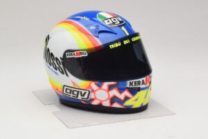 Casco AGV V. Rossi MotoGP Sepang 2005 Minichamps 1:2 327050066 Pressofusione — immagine 6 di 8