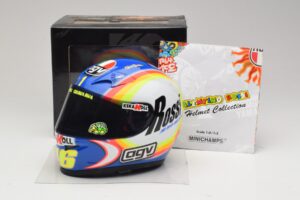 Casco AGV V. Rossi MotoGP Sepang 2005 Minichamps 1:2 327050066 Pressofusione — immagine 7 di 8
