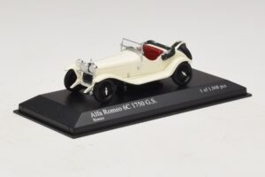 Alfa Romeo 6C 1750 G.S. Bianco Minichamps 1:43 400120430 Pressofusione — immagine 2 di 5