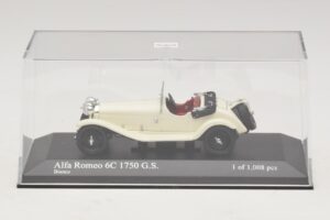 Alfa Romeo 6C 1750 G.S. Bianco Minichamps 1:43 400120430 Pressofusione — immagine 4 di 5