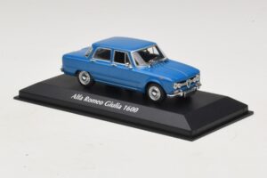 Alfa Romeo Giulia 1600 Blu Maxichamps 1:43 940120900 Pressofusione — immagine 3 di 5