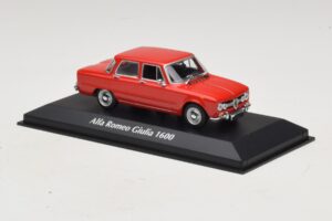 Alfa Romeo Giulia 1600 Rosso Maxichamps 1:43 940120901 Pressofusione — immagine 3 di 5