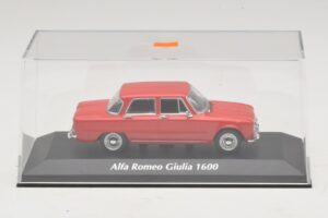 Alfa Romeo Giulia 1600 Rosso Maxichamps 1:43 940120901 Pressofusione — immagine 4 di 5