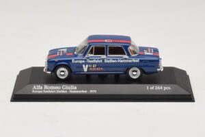 Alfa Romeo Giulia Europa-Testfahrt Sizilien-Hammerfest Minichamps 1:43 400120905 Pressofusione