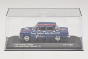 Alfa Romeo Giulia Europa-Testfahrt Sizilien-Hammerfest Minichamps 1:43 400120905 Pressofusione — immagine 4 di 5