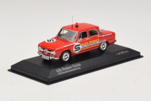 Alfa Romeo Giulia ONS Rennstreckensicherung 1973 Minichamps 1:43 400120994 Pressofusione — immagine 2 di 5