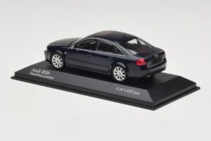 Audi RS6 C5 Blu Metallizzato Minichamps 1:43 400011702 Pressofusione — immagine 3 di 5