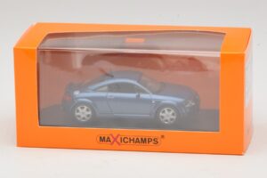 Audi TT 8N Blu Metallizzato Maxichamps 1:43 940017220 Pressofusione — immagine 5 di 5
