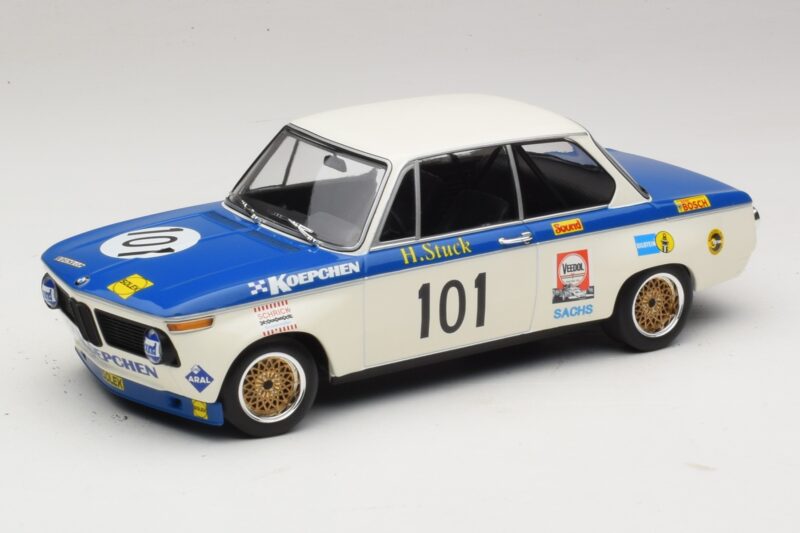 BMW 2002 #101 Koepchen H-J. Stuck Internationales ADAC 500km Eifelpokalrennen 1971 Minichamps 1:18 155702701 Pressofusione
