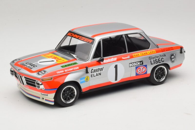 BMW 2002 Ti #1 Team Leru S. Manhalter 1000km Osterreichring Winner 1974 Minichamps 1:18 155742601 Pressofusione