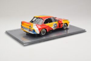 BMW 3.0 CSL Art Car Alexander Calder #51 H. Poulain / S. Posey / J. Guichet 24 Hours of Le Mans 1975 Minichamps 1:18 80430150 — immagine 2 di 7