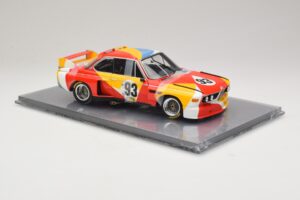 BMW 3.0 CSL Art Car Alexander Calder #51 H. Poulain / S. Posey / J. Guichet 24 Hours of Le Mans 1975 Minichamps 1:18 80430150 — immagine 4 di 7