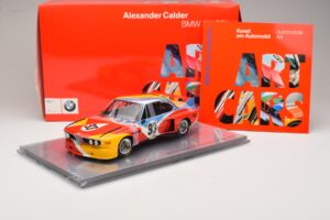 BMW 3.0 CSL Art Car Alexander Calder #51 H. Poulain / S. Posey / J. Guichet 24 Hours of Le Mans 1975 Minichamps 1:18 80430150 — immagine 7 di 7