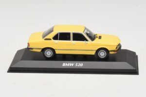 BMW 520 E12 Giallo Maxichamps 1:43 940023001 Pressofusione