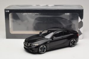 BMW M2 F87 Nero Metallizzato Minichamps 1:18 155026100 Pressofusione — immagine 6 di 6