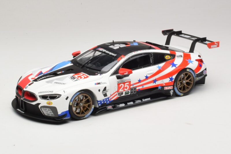 BMW M8 GTE #25 BMW Team RLL B. Auberlen / A. Sims 6 Hours of Watkins Glen 2018 Minichamps 1:18 155182995 Pressofusione