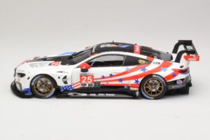 BMW M8 GTE #25 BMW Team RLL B. Auberlen / A. Sims 6 Hours of Watkins Glen 2018 Minichamps 1:18 155182995 Pressofusione — immagine 3 di 6