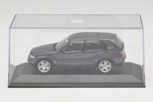 BMW X5 E53 4.4i Grigio Metallizzato Scatola Sostitutiva Minichamps 1:43 80420393166-R1 Pressofusione — immagine 4 di 5