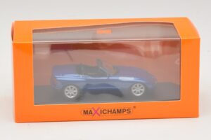 BMW Z1 E30 Blu Metallizzato Maxichamps 1:43 940020101 Pressofusione — immagine 5 di 5
