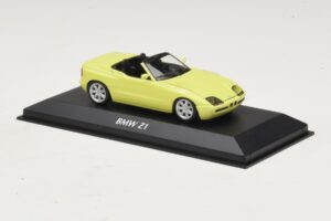 BMW Z1 E30 Giallo Maxichamps 1:43 940020100 Pressofusione — immagine 3 di 5