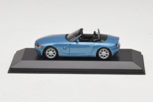 BMW Z4 E85 Azzurro Metallizzato Scatola Sostitutiva Minichamps 1:43 80420144054-R1 Pressofusione